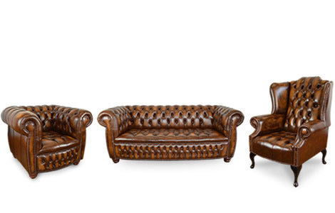 The Balmoral Chesterfield 3 Piece Suite