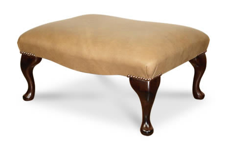 The Canterbury Chesterfield Queen Anne Footstool