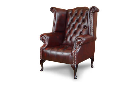 The Churchill Chesterfield Queen Anne Chair