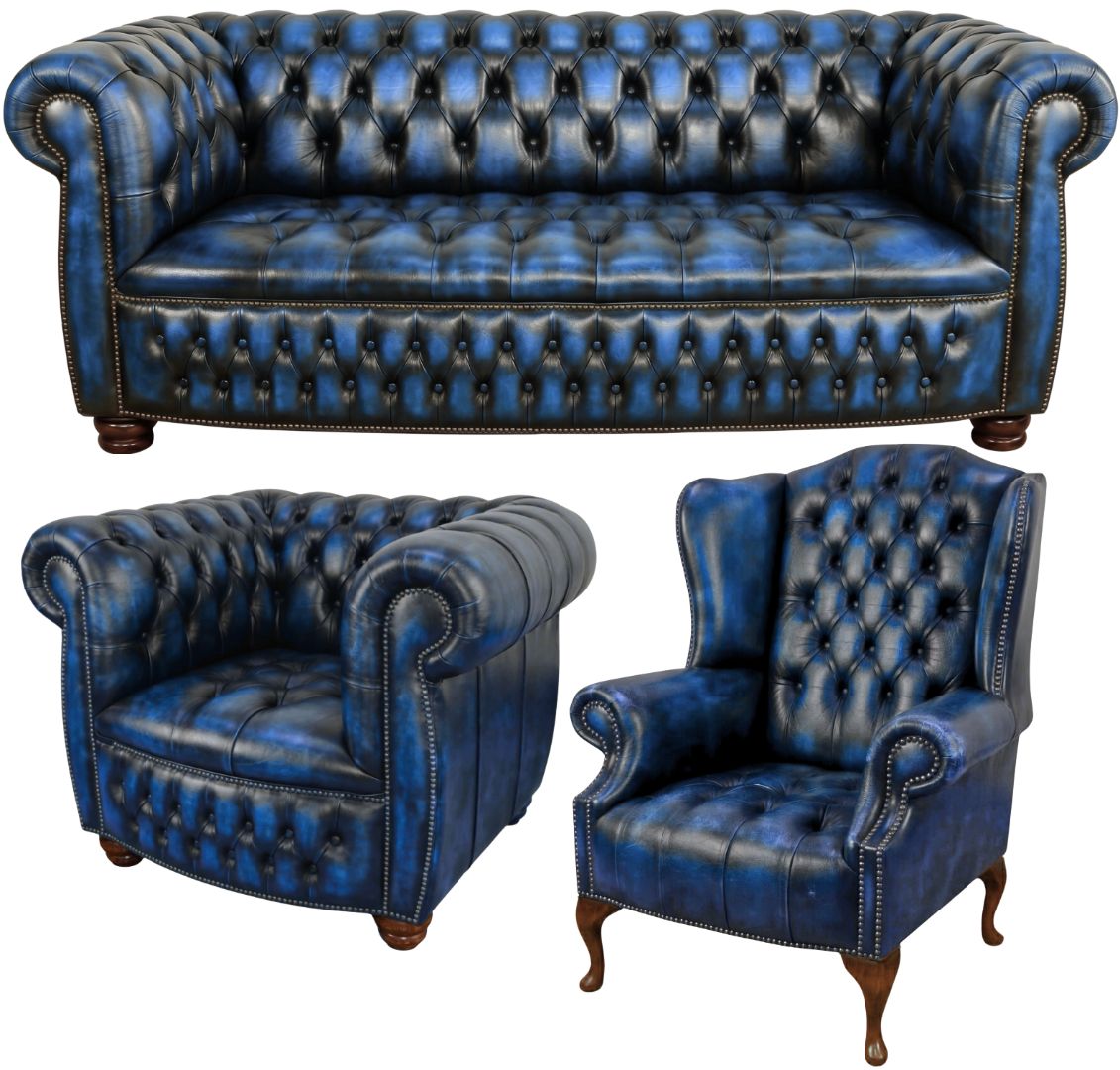 The Balmoral Chesterfield 3 Piece Suite