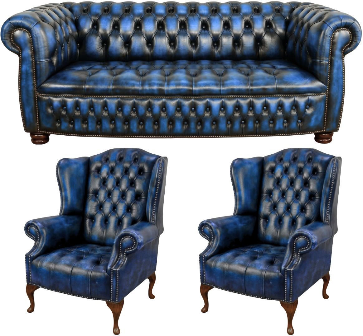 The Balmoral Chesterfield 3 Piece Suite