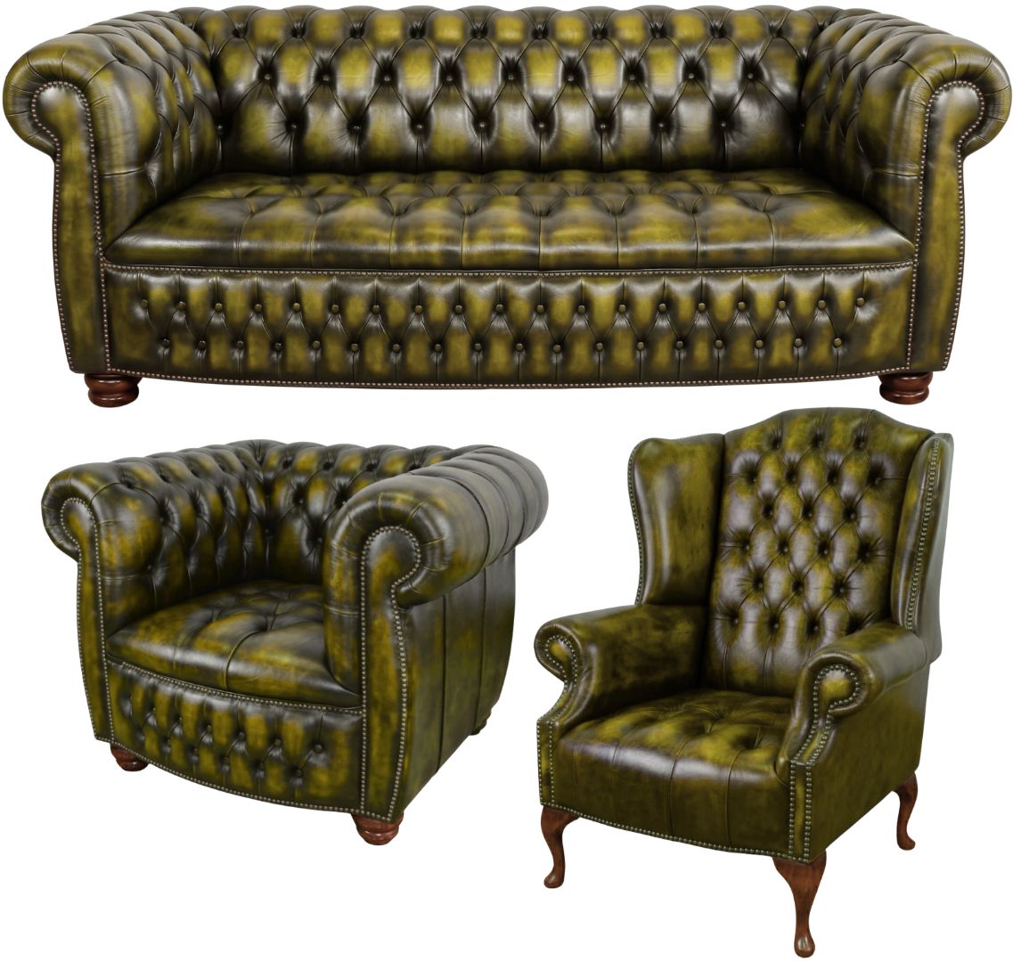 The Balmoral Chesterfield 3 Piece Suite