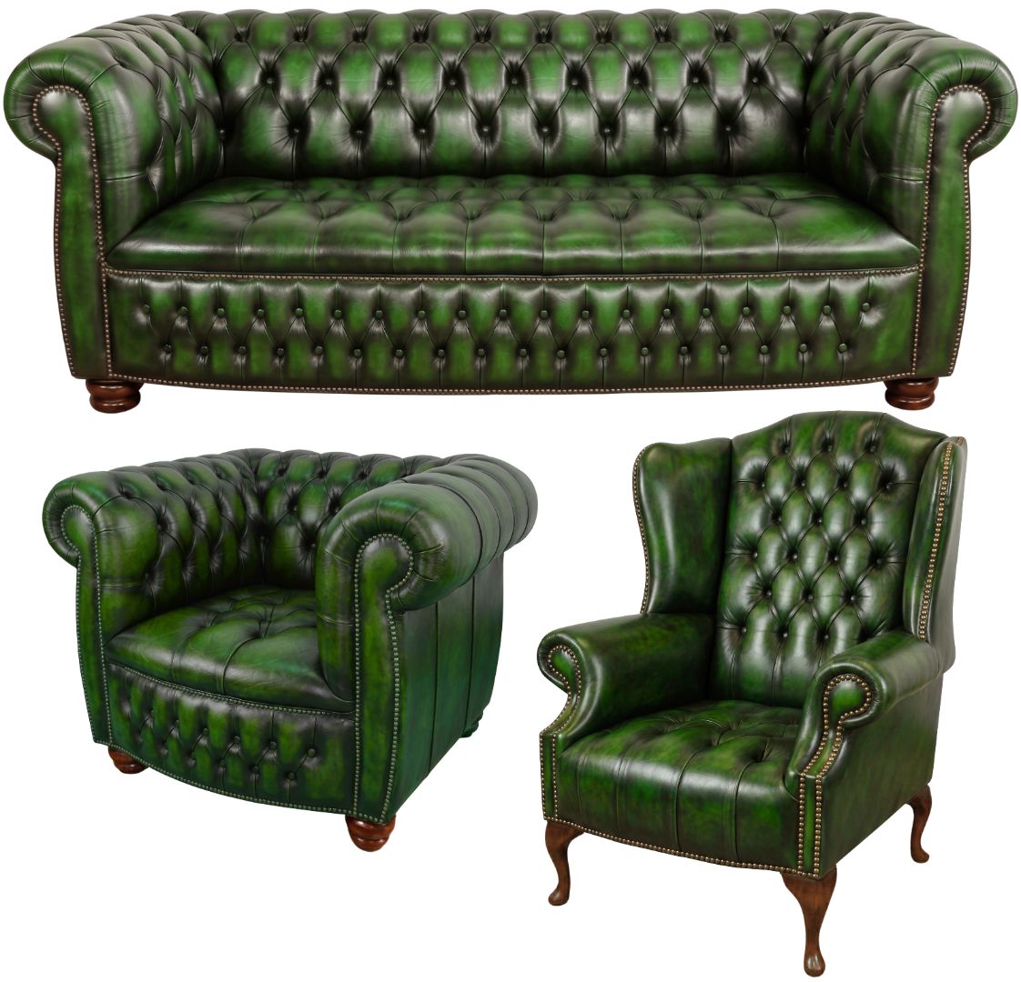 The Balmoral Chesterfield 3 Piece Suite