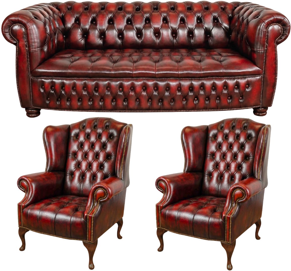 The Balmoral Chesterfield 3 Piece Suite
