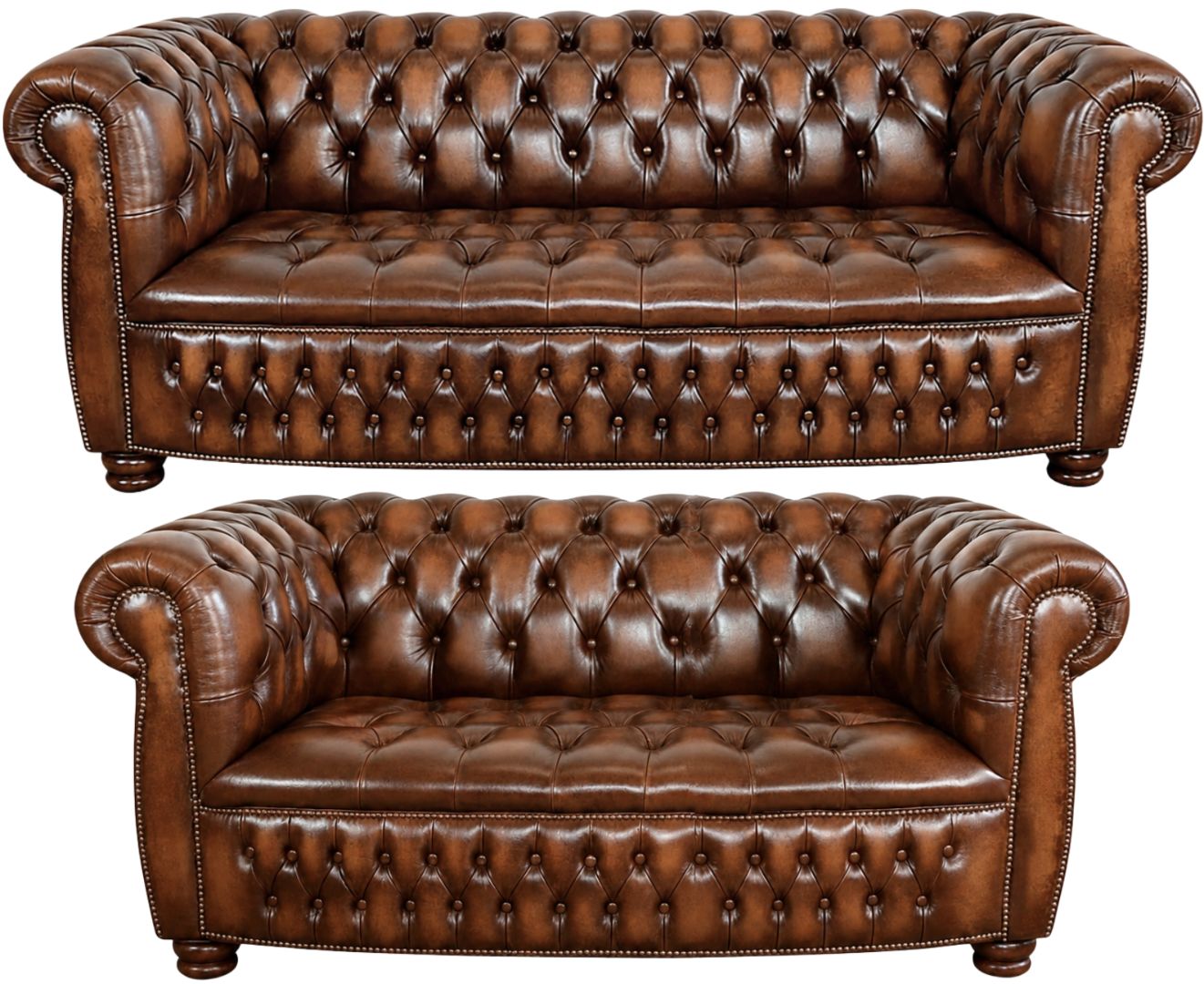 The Balmoral Chesterfield 3 Piece Suite