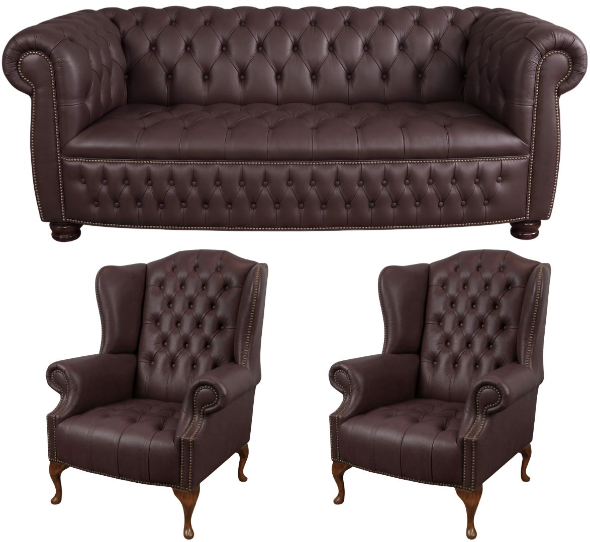 The Balmoral Chesterfield 3 Piece Suite