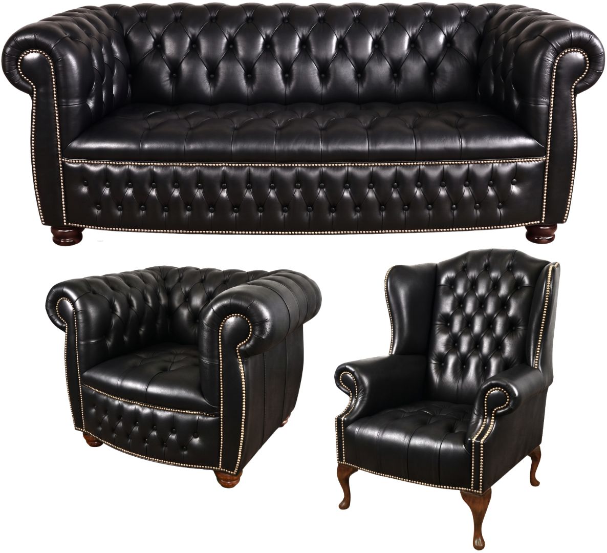 The Balmoral Chesterfield 3 Piece Suite