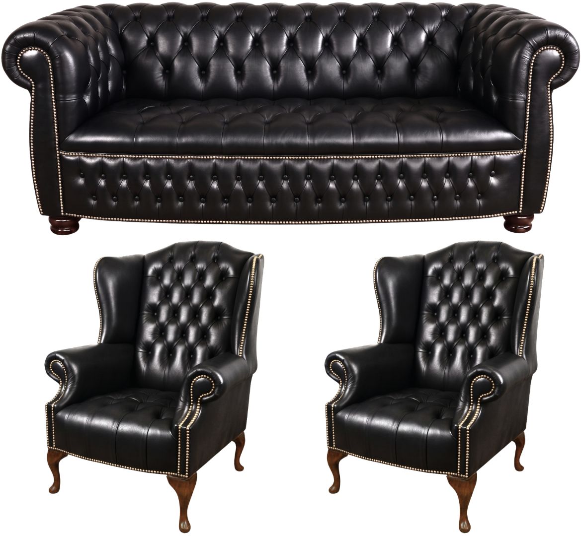 The Balmoral Chesterfield 3 Piece Suite