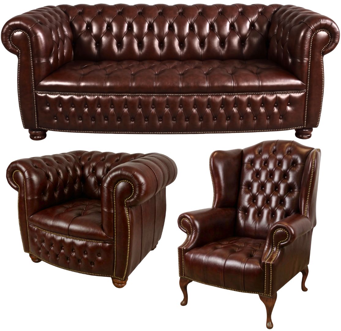 The Balmoral Chesterfield 3 Piece Suite