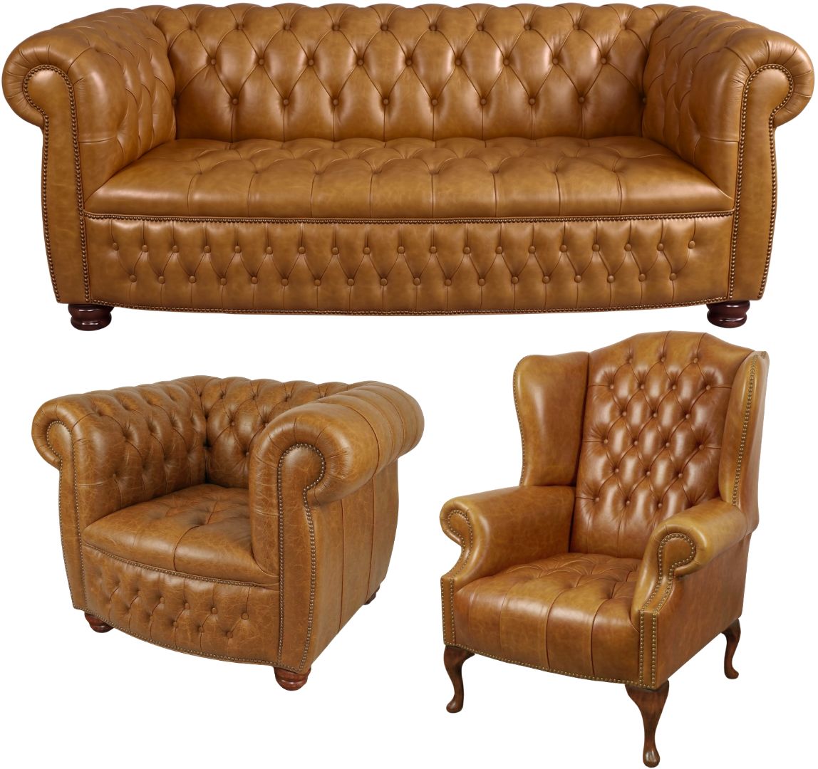 The Balmoral Chesterfield 3 Piece Suite