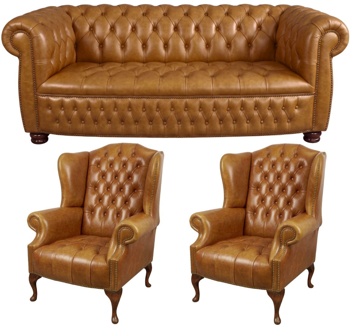 The Balmoral Chesterfield 3 Piece Suite