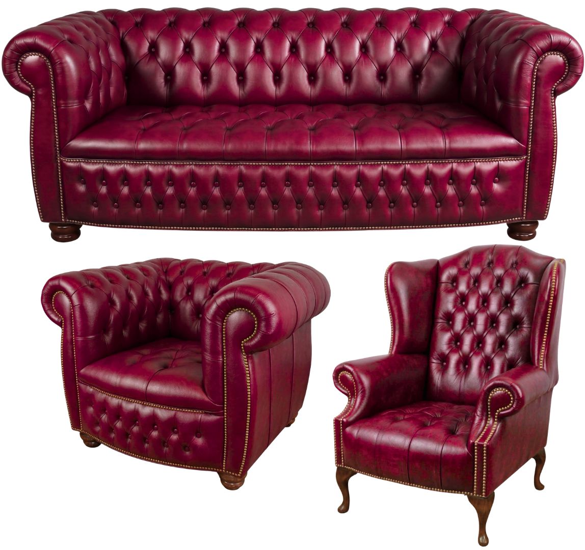 The Balmoral Chesterfield 3 Piece Suite