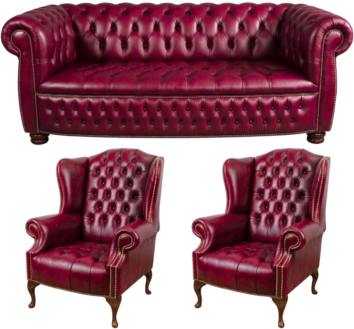 The Balmoral Chesterfield 3 Piece Suite