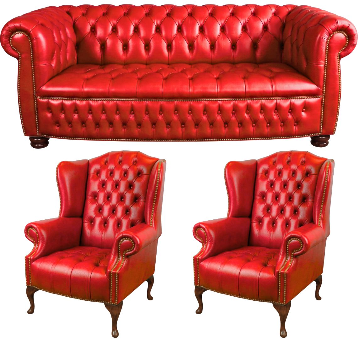 The Balmoral Chesterfield 3 Piece Suite