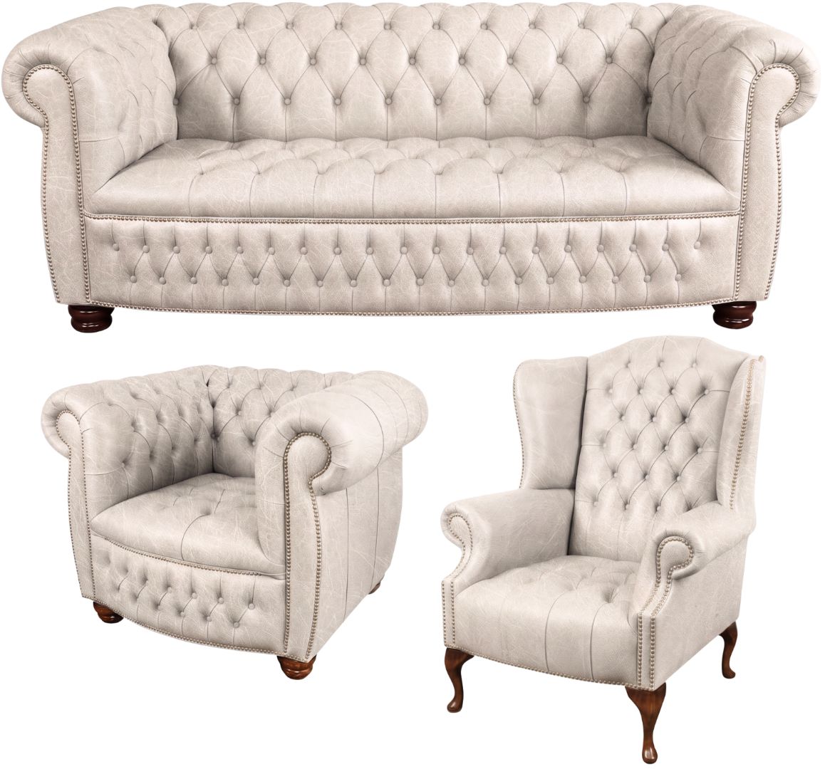 The Balmoral Chesterfield 3 Piece Suite