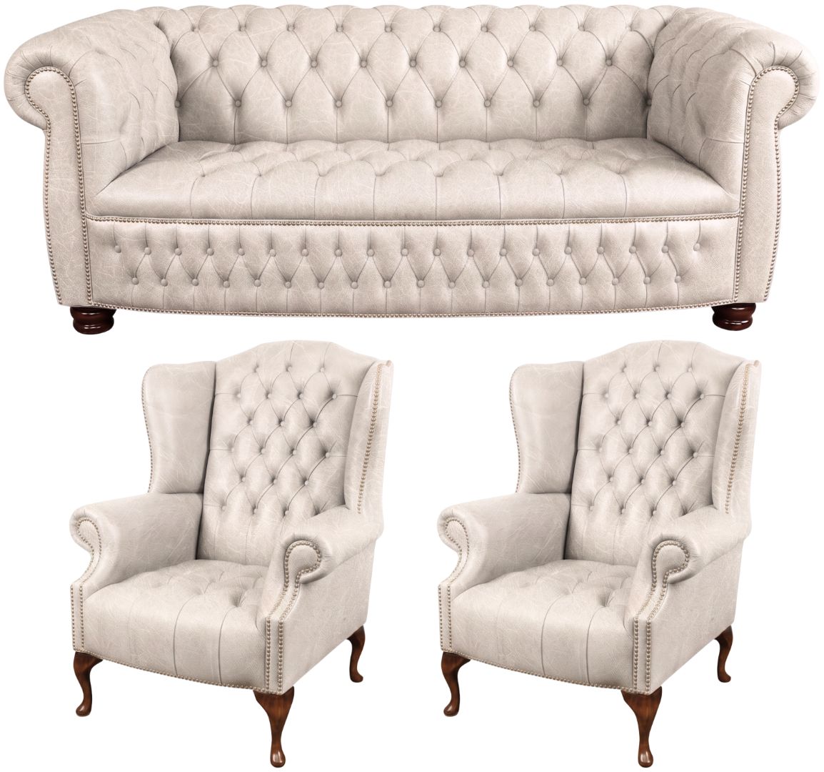 The Balmoral Chesterfield 3 Piece Suite