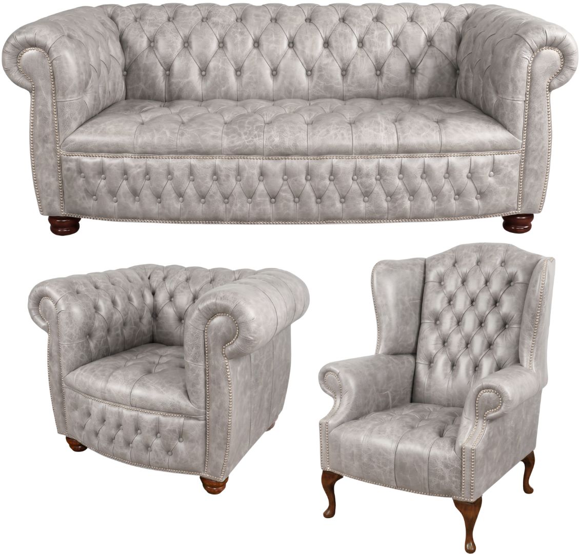 The Balmoral Chesterfield 3 Piece Suite