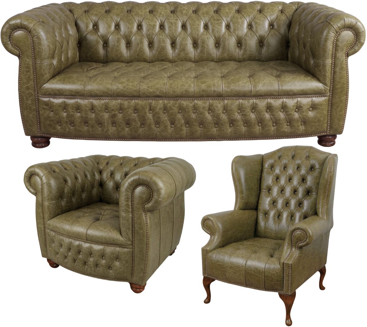 The Balmoral Chesterfield 3 Piece Suite