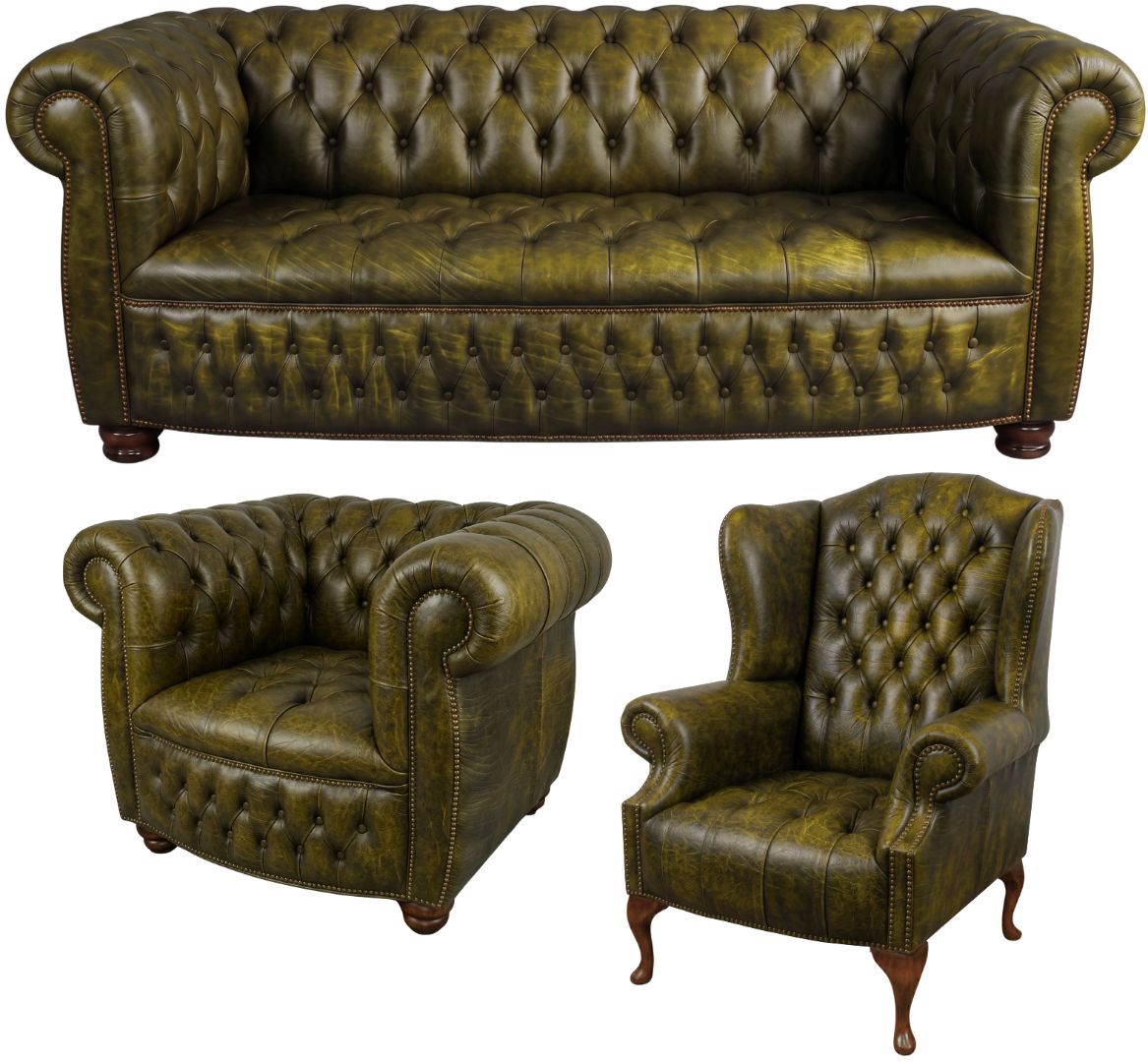 The Balmoral Chesterfield 3 Piece Suite
