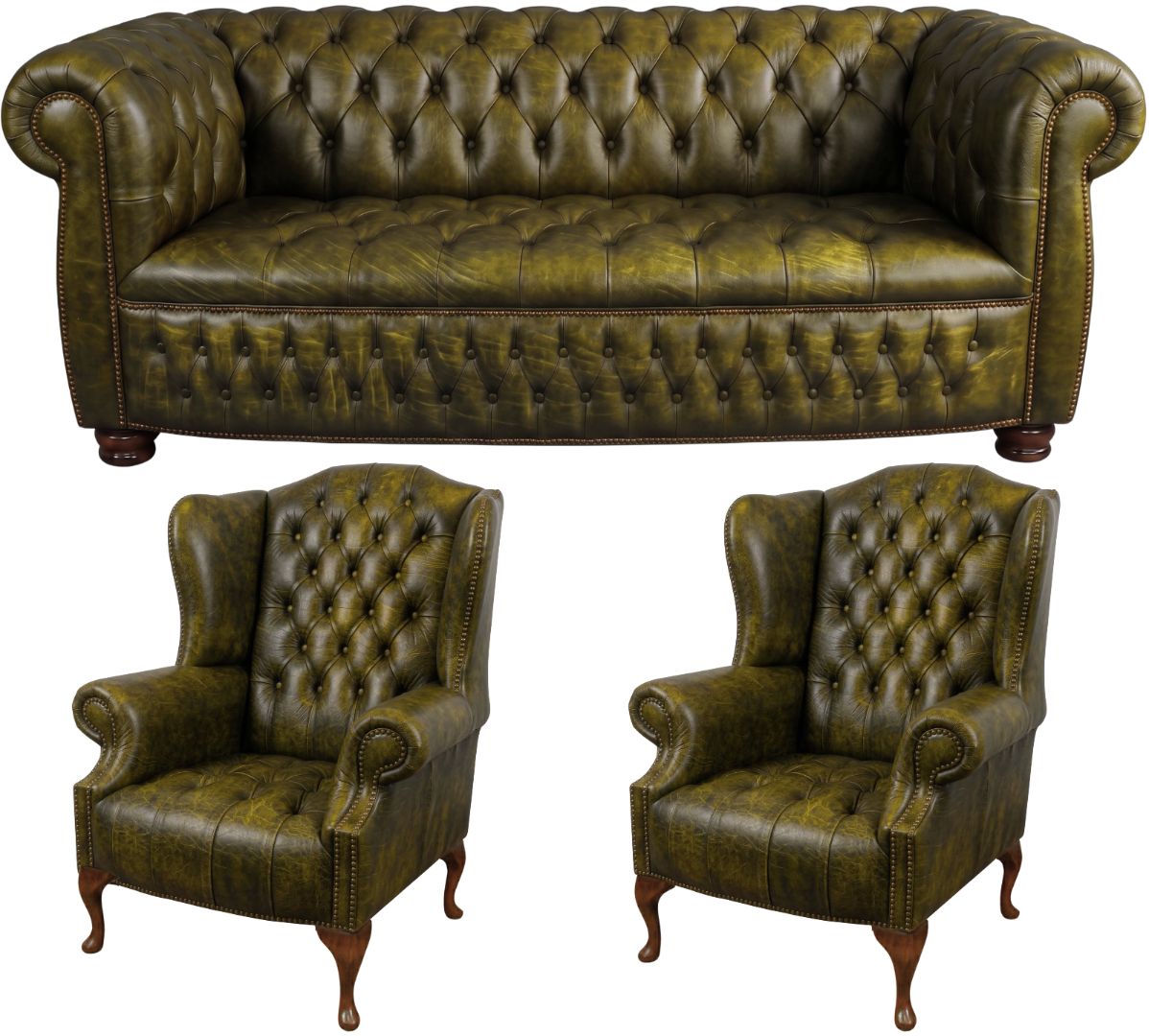 The Balmoral Chesterfield 3 Piece Suite