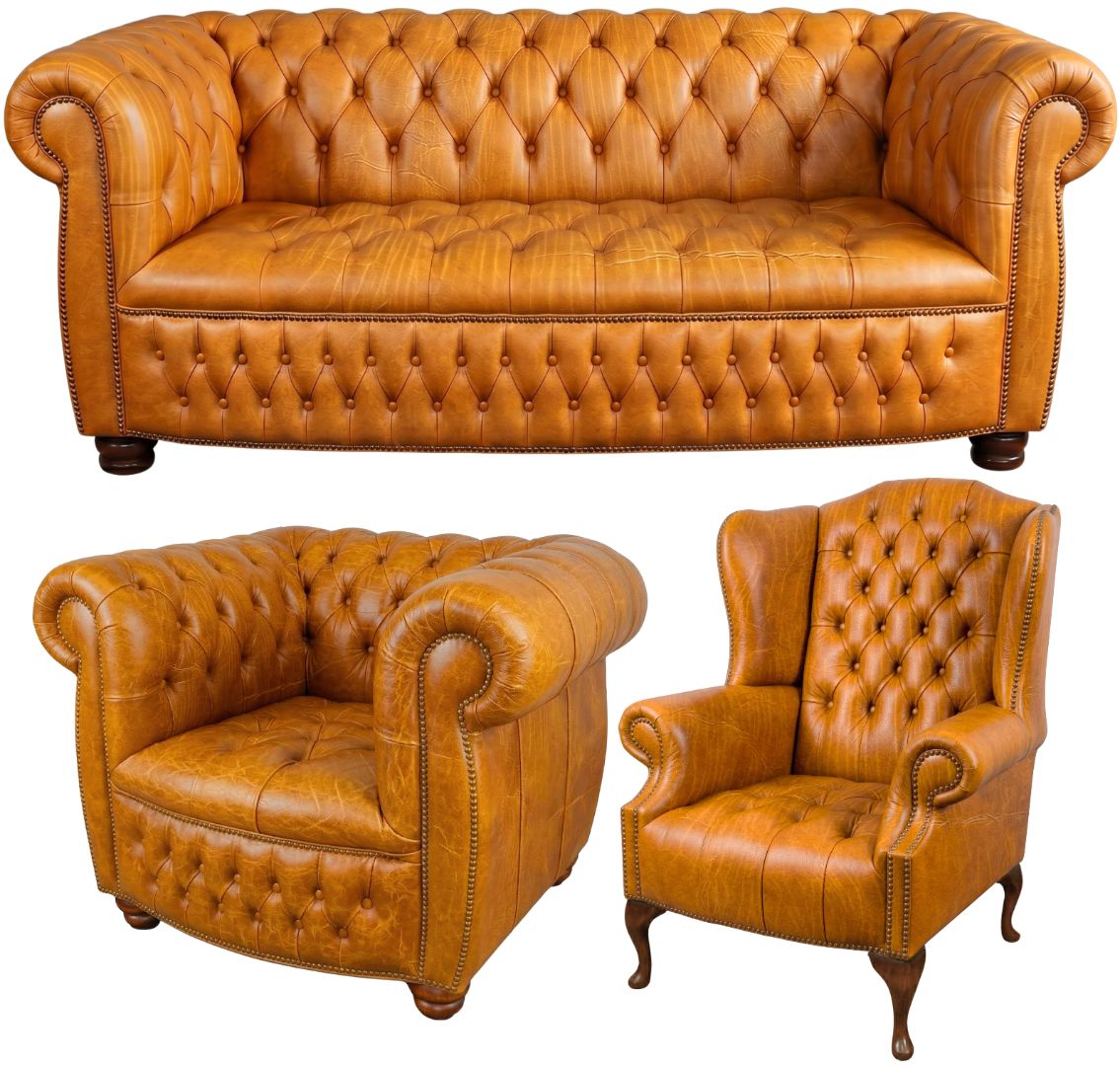 The Balmoral Chesterfield 3 Piece Suite
