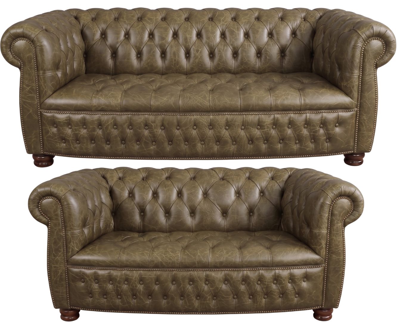 The Balmoral Chesterfield 3 Piece Suite