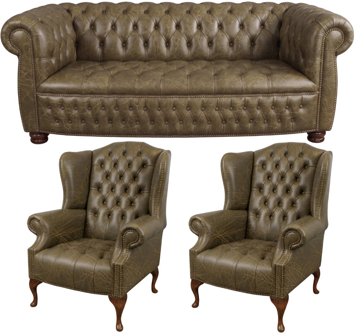 The Balmoral Chesterfield 3 Piece Suite