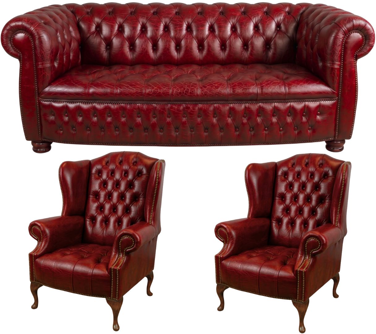 The Balmoral Chesterfield 3 Piece Suite