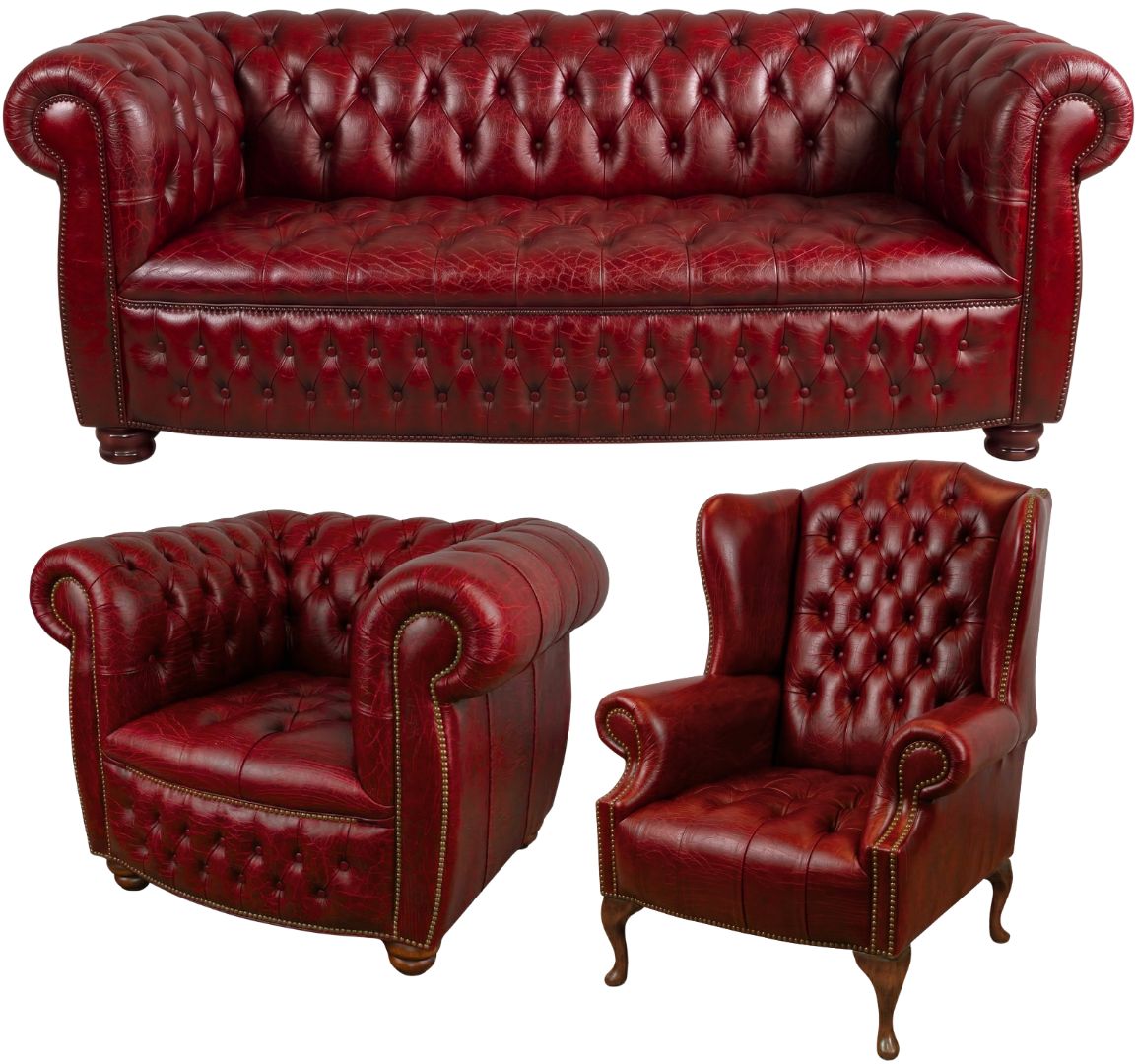 The Balmoral Chesterfield 3 Piece Suite