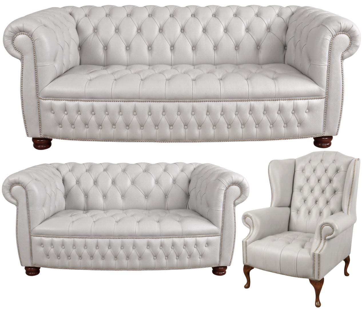 The Balmoral Chesterfield 3 Piece Suite