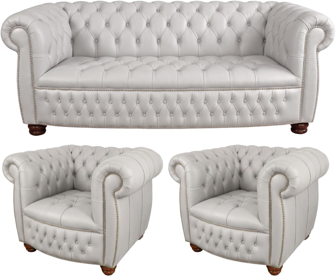 The Balmoral Chesterfield 3 Piece Suite