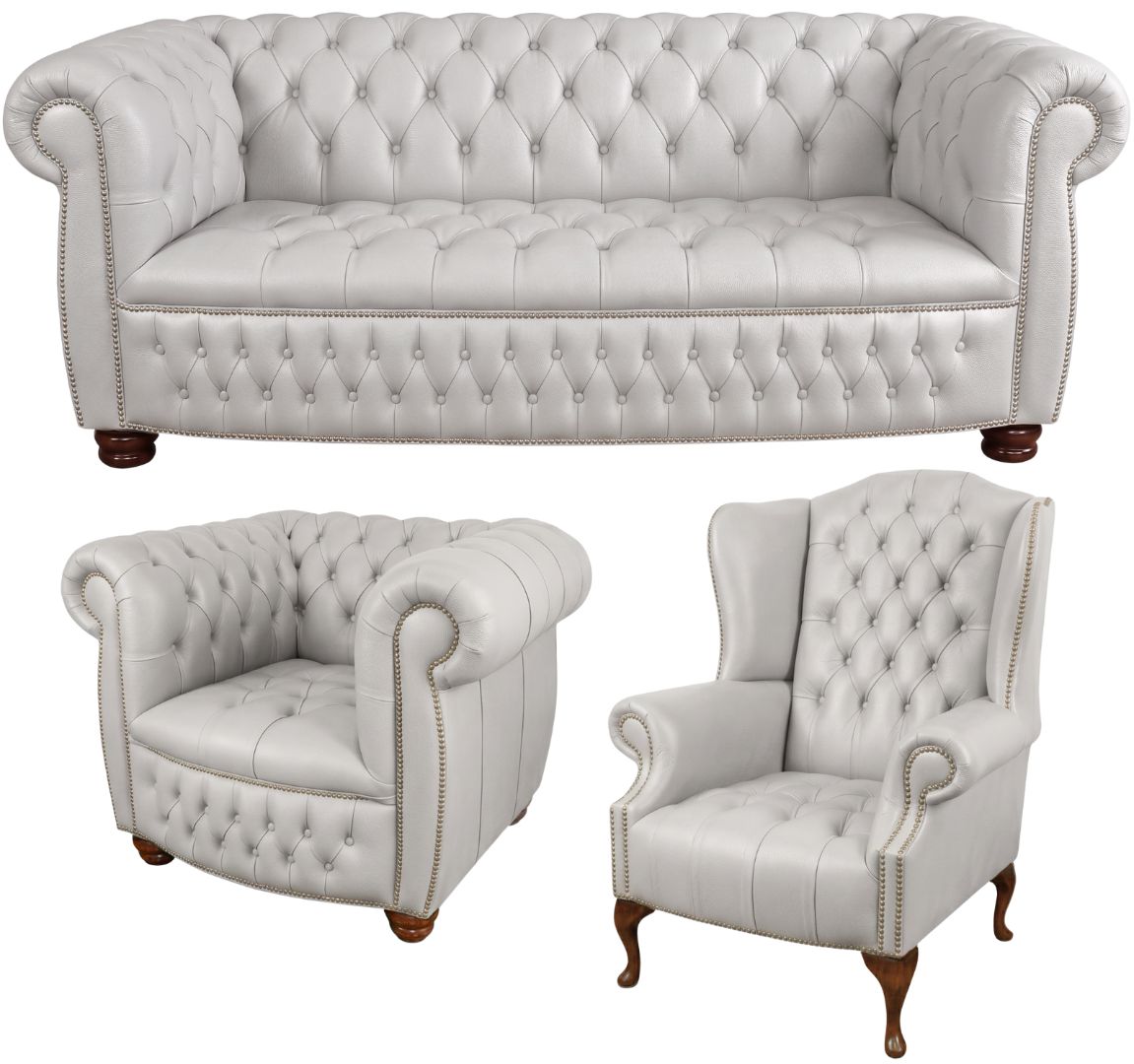 The Balmoral Chesterfield 3 Piece Suite