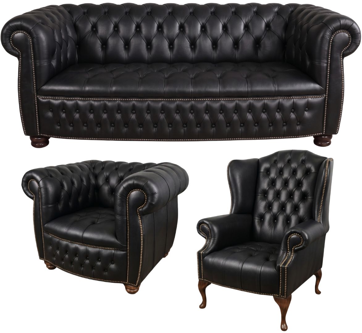 The Balmoral Chesterfield 3 Piece Suite