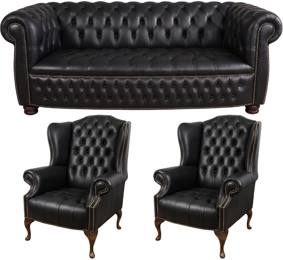 The Balmoral Chesterfield 3 Piece Suite