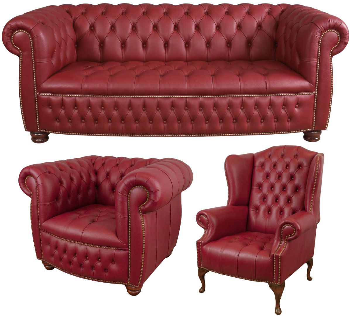 The Balmoral Chesterfield 3 Piece Suite
