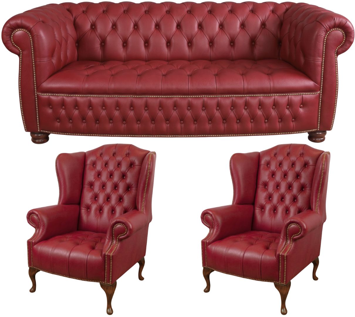 The Balmoral Chesterfield 3 Piece Suite
