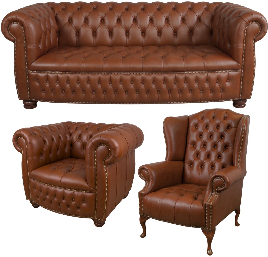 The Balmoral Chesterfield 3 Piece Suite