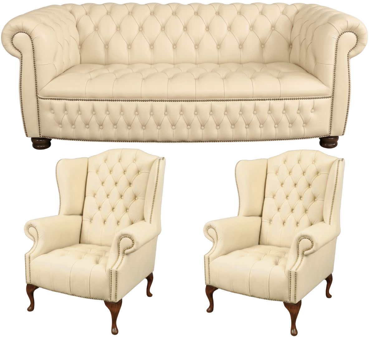 The Balmoral Chesterfield 3 Piece Suite