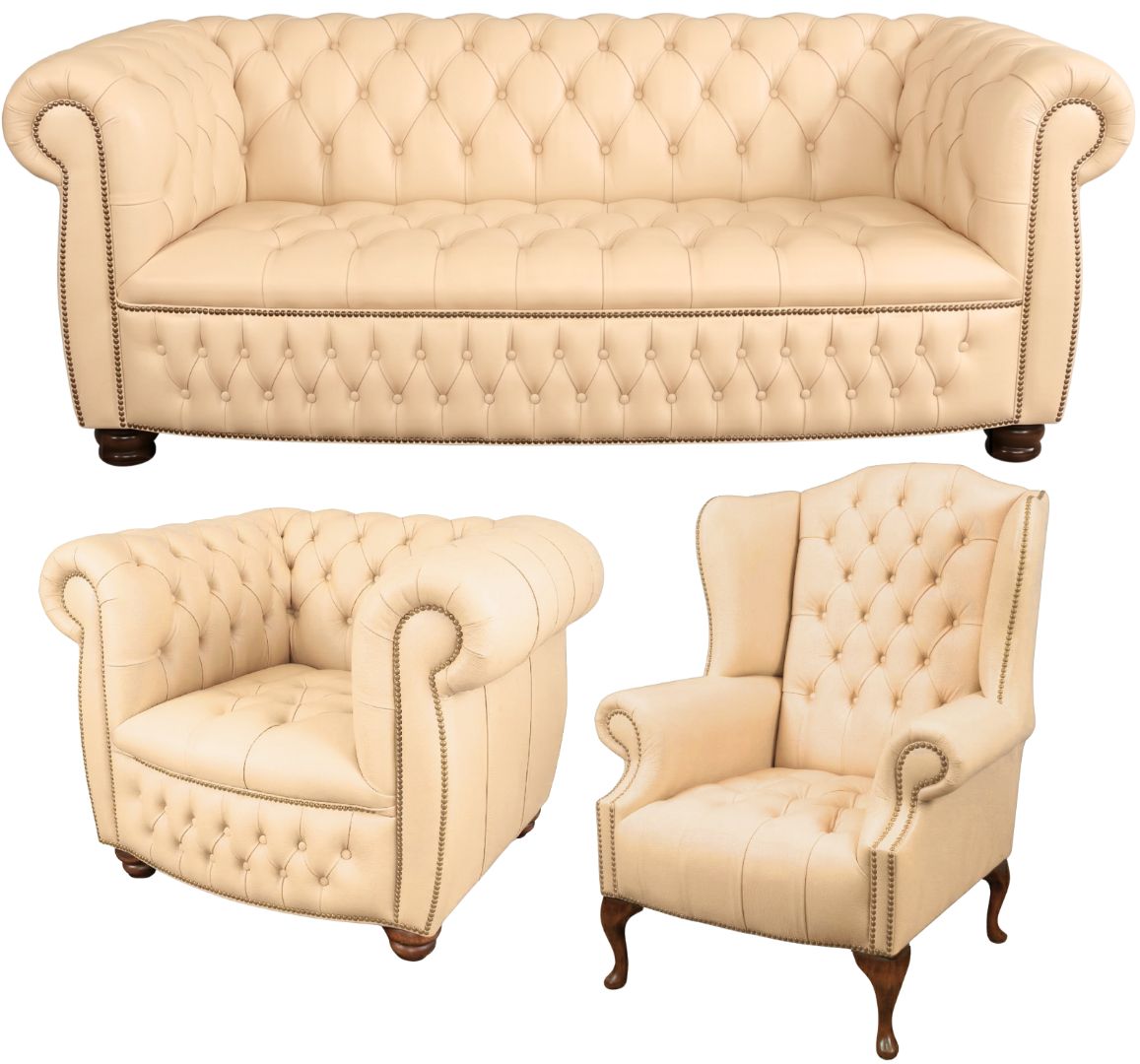The Balmoral Chesterfield 3 Piece Suite