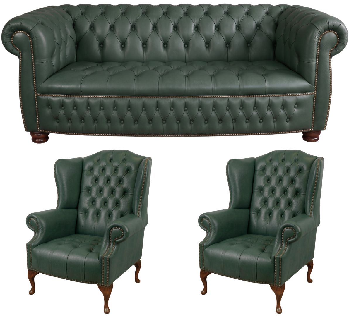 The Balmoral Chesterfield 3 Piece Suite