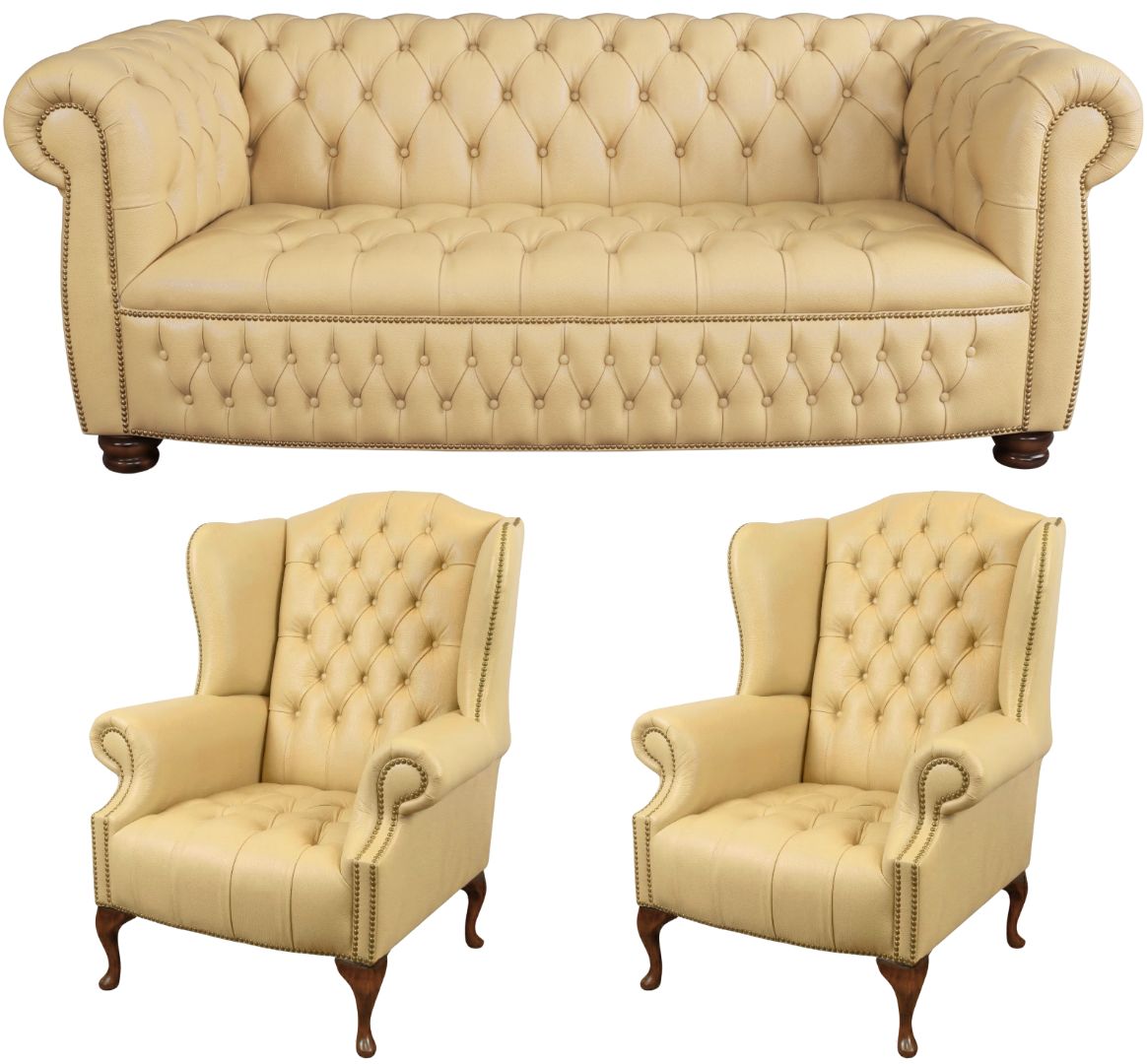 The Balmoral Chesterfield 3 Piece Suite