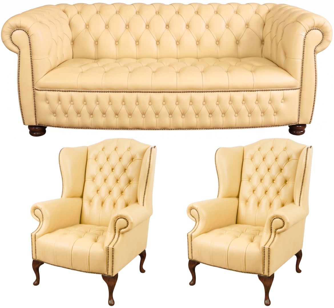 The Balmoral Chesterfield 3 Piece Suite