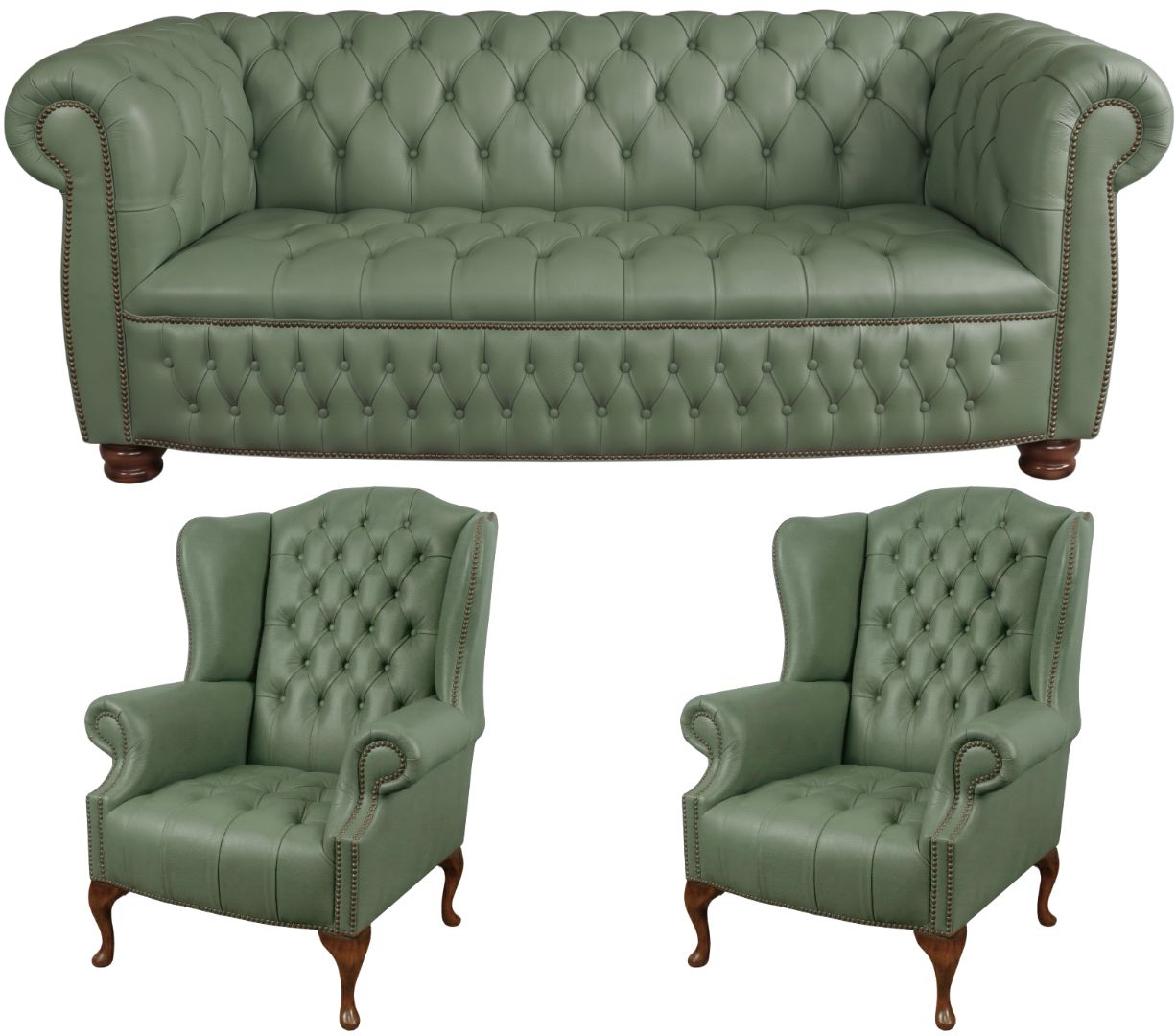 The Balmoral Chesterfield 3 Piece Suite