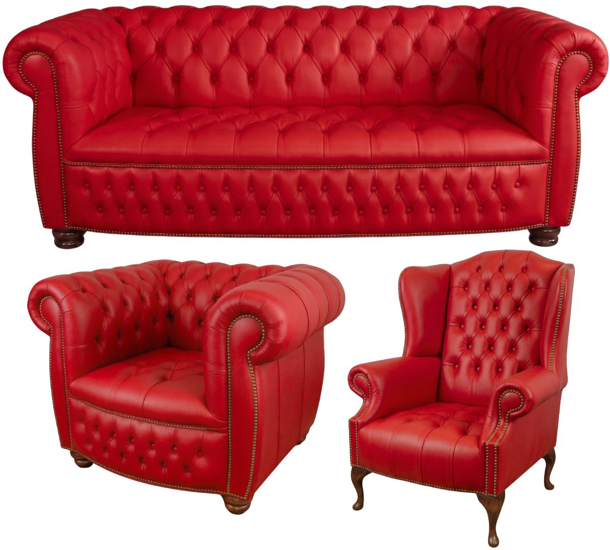 The Balmoral Chesterfield 3 Piece Suite