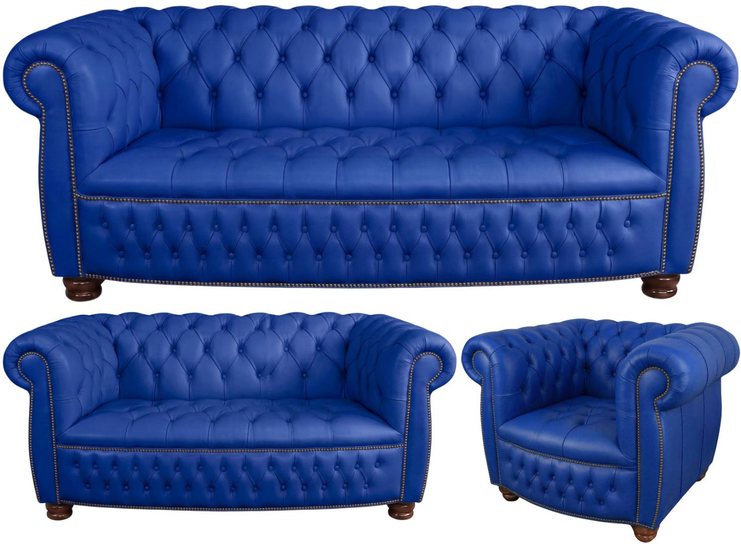 The Balmoral Chesterfield 3 Piece Suite