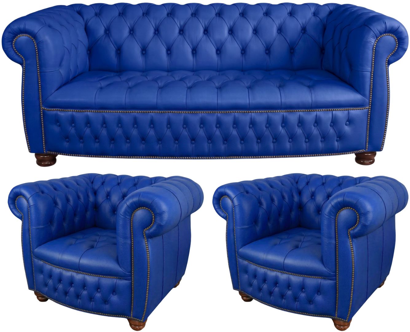 The Balmoral Chesterfield 3 Piece Suite