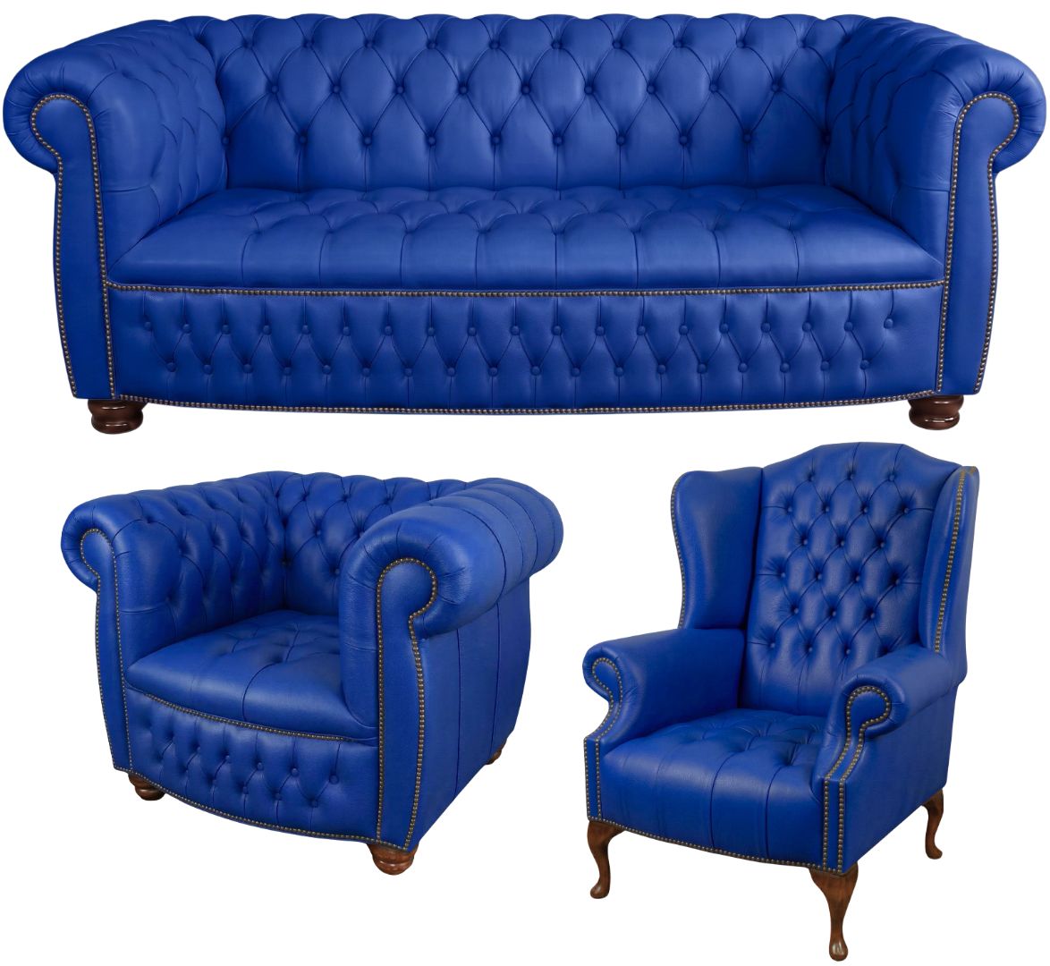 The Balmoral Chesterfield 3 Piece Suite