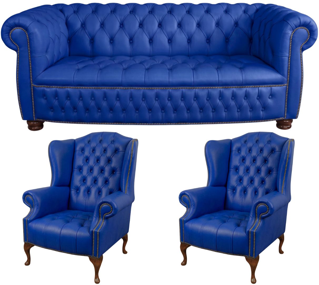 The Balmoral Chesterfield 3 Piece Suite
