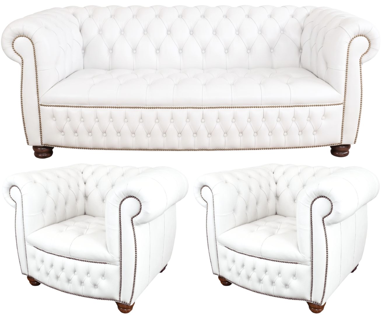 The Balmoral Chesterfield 3 Piece Suite