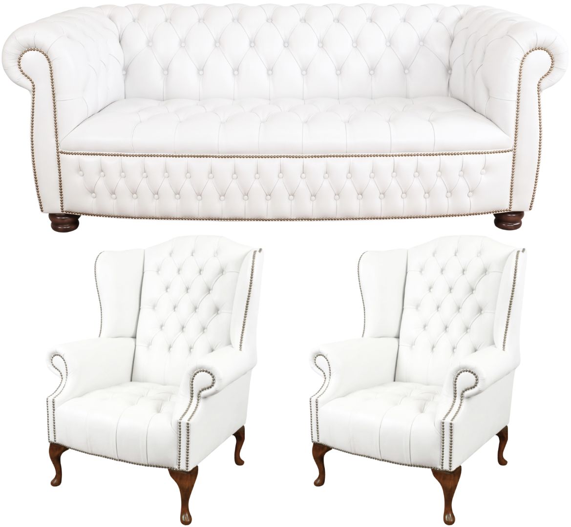 The Balmoral Chesterfield 3 Piece Suite